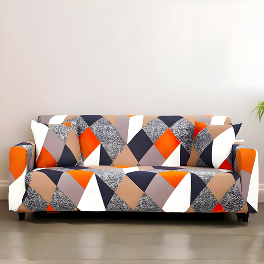 Prism Orange Sofa Slipcovers